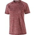 thumbnail image 1 of Holloway Sportswear XS Womens Electrify 2.0 Short Sleeve Tee Cardinal Heather 222722, 1 of 4