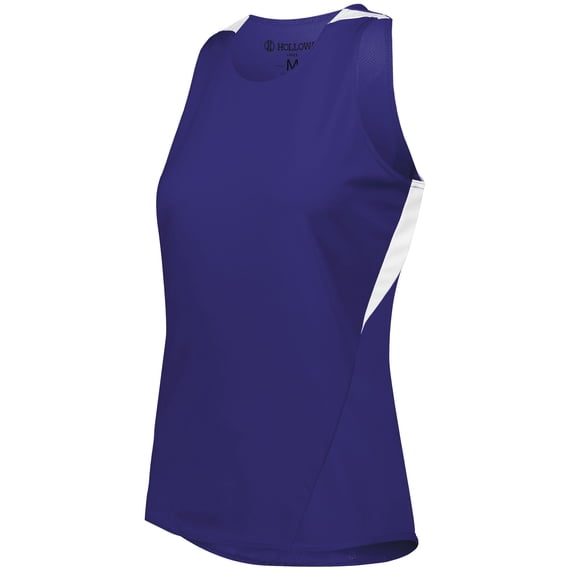 Holloway Sportswear XS Womens PR Max Track Jersey Purple/White 221335