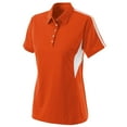 thumbnail image 1 of Holloway Sportswear XS Womens SHARKBITE POLO Orange/White 222308, 1 of 4