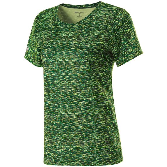 Holloway Sportswear XS Womens SPACE DYE SHIRT Green 229372