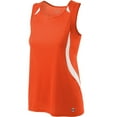 thumbnail image 1 of Holloway Sportswear XS Womens SPRINT SLIM FIT SINGLET Orange/White 221346, 1 of 1