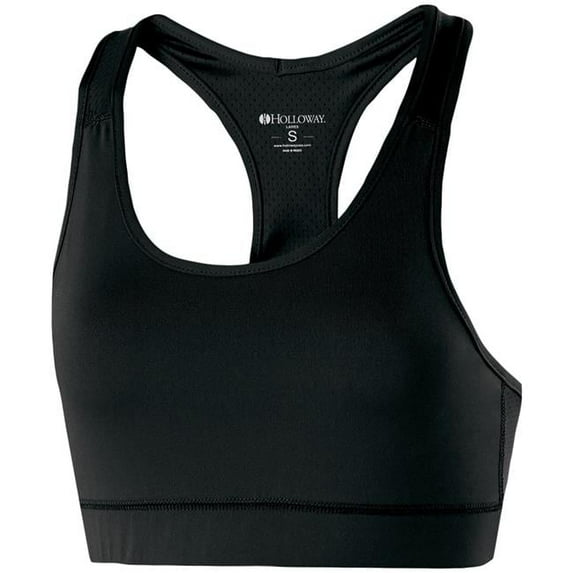 Holloway Sportswear XS Womens Vent Bra Black 223300