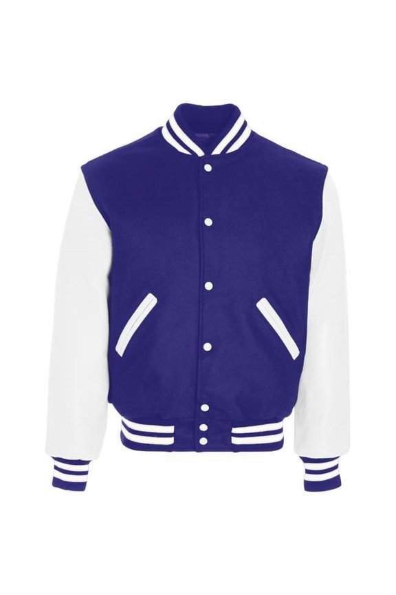 Varsity Wool Jacket Size 2XL Color Purples