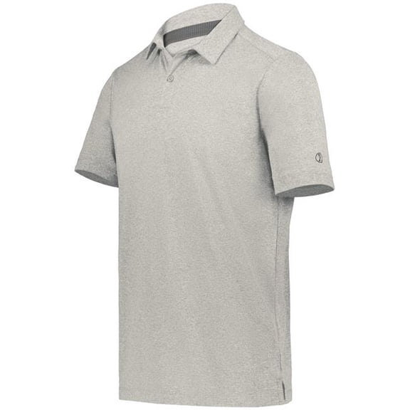 Holloway 223554.013.M Ventura Polo T-Shirt, Grey Heather - Medium