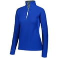 thumbnail image 1 of Holloway XS Ladies Invert 1/2 Zip Pullover Royal 229736, 1 of 5