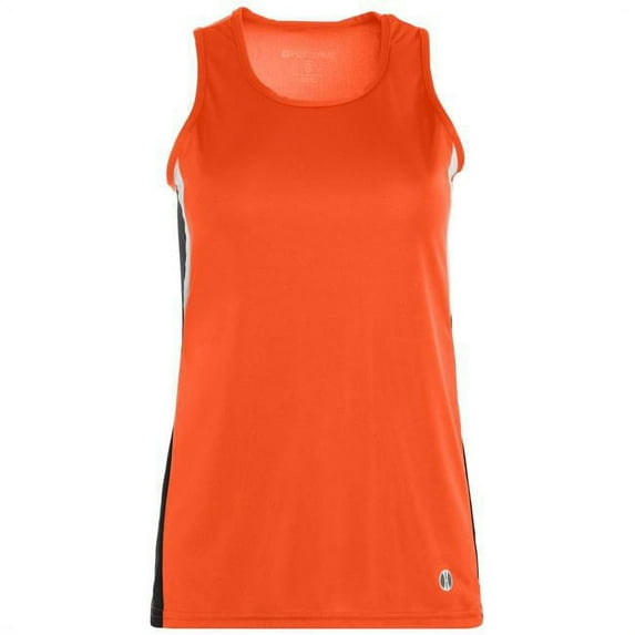 Holloway XS Vertical Singlet Orange/Black/White 221040
