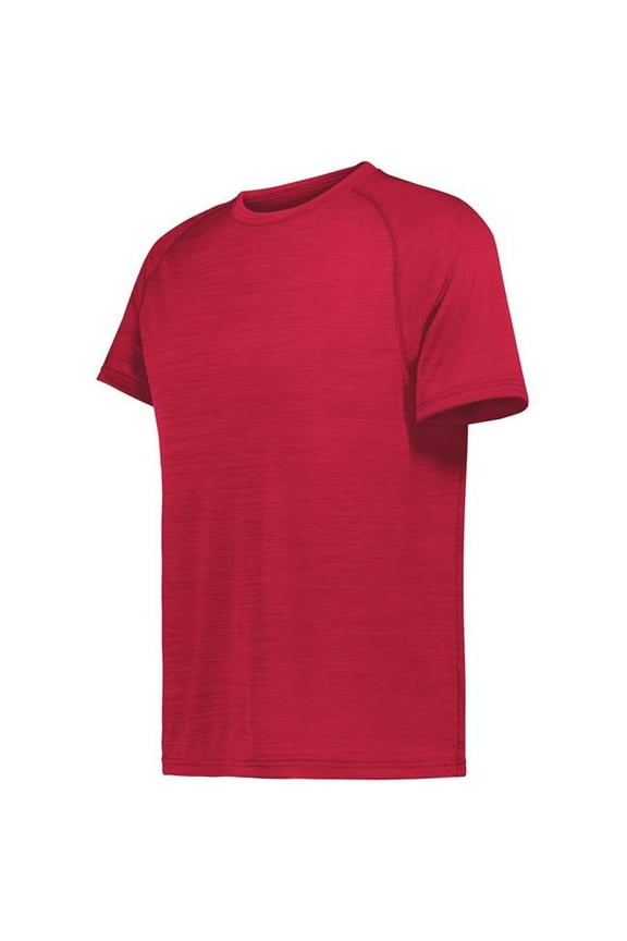 222654.T20.XS Youth All-Pro T-Shirt, Scarlet Heather - Extra Small