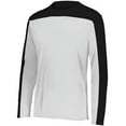 thumbnail image 1 of Holloway 223602.226.M Youth Momentum Team Long Sleeve T-Shirt, White & Black - Medium, 1 of 5