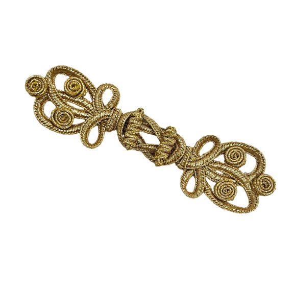 Hollowed Gold Wire Cheongsam Belt Charm Pendants For Retro Qipao Traditional Dress Sewing Embellishment