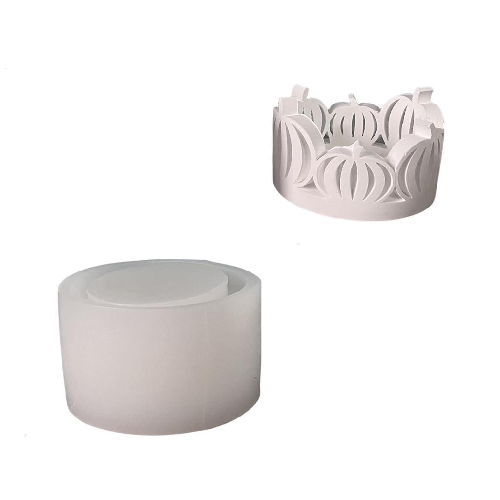 Hollowed Pumpkins Silicone Candle Mold For Candle Holder Festival Decoration