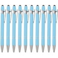 thumbnail image 1 of Holloyiver 10 Pieces Ballpoint Pens, Personalized Retractable Writing Pens, Pretty Metal Stylus Pen, Black Ink Medium Point 0.5 mm Gift Pens, Cute Pens Office Supplies for Women&Men, 1 of 9