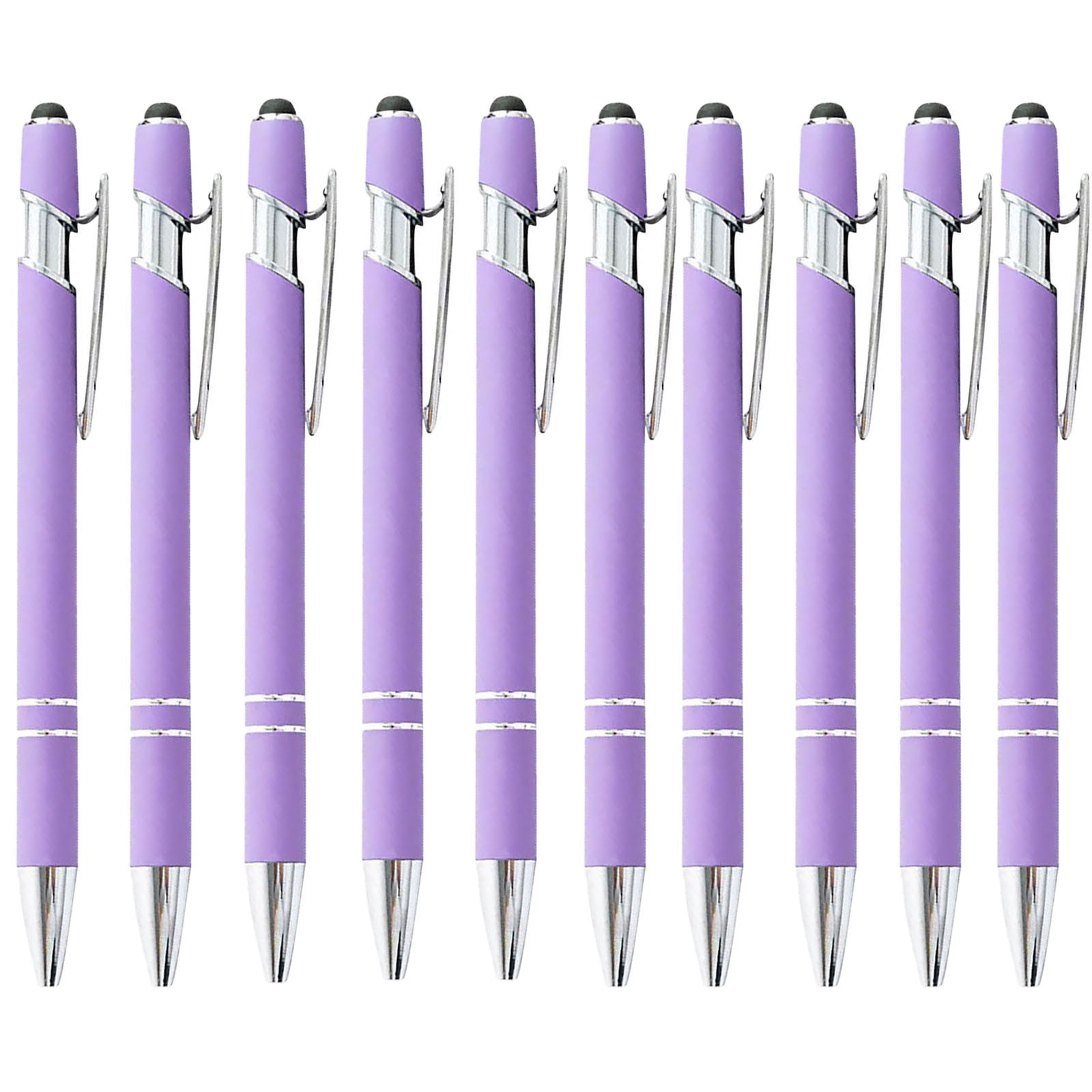 Holloyiver 10 Pieces Ballpoint Pens, Personalized Retractable Writing ...