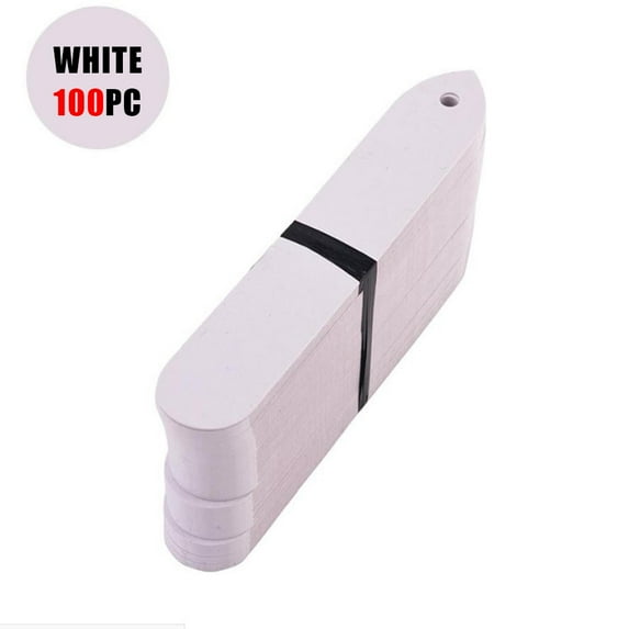 Holloyiver 100 Pcs Plastic Plant Nursery Garden Labels, 6 Colors 4 Inch Pot Marker Garden Stake Tags Waterproof Plant Markers