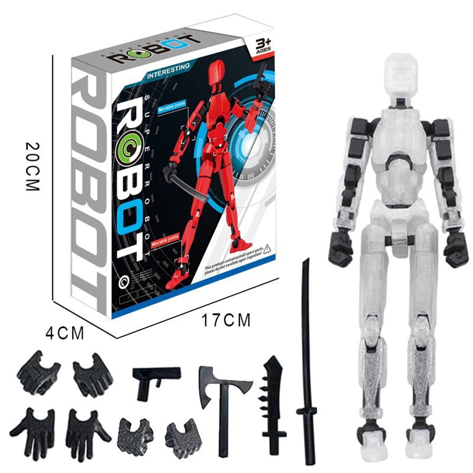 Holloyiver 2024 New 13 Action Figure, T13 Action Figure 3D Printed