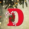 thumbnail image 1 of Holloyiver 26 Letters Christmas Tree Decoration Pendant, Christmas Tree Ornaments Personalized DIY Christmas Ornaments, Christmas Decoration Xmas Tree Hanging Decor, Letter D, 1 of 9