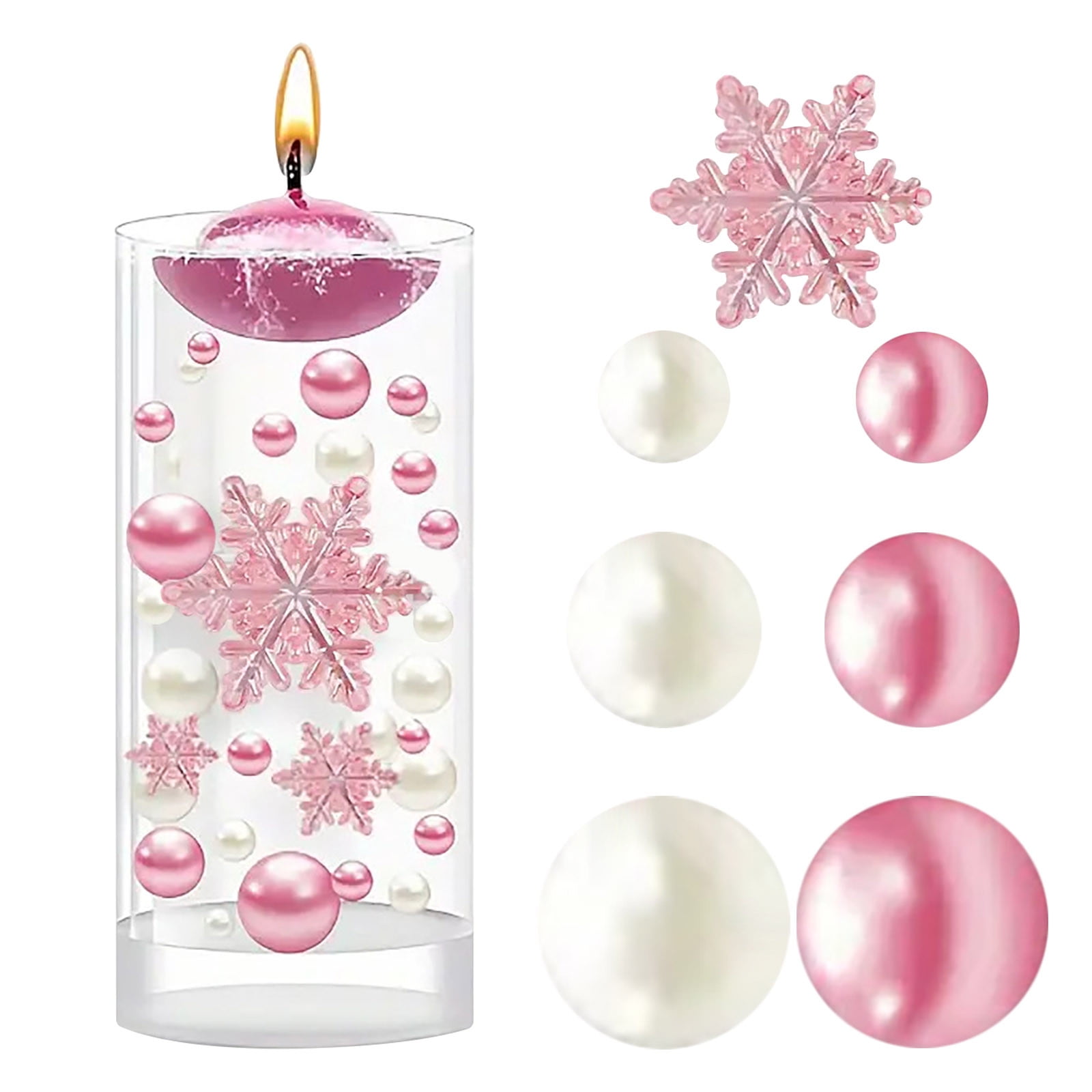 Holloyiver 60 PCS Valentines Day Vase Filler Decorations, Floating