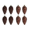 thumbnail image 1 of Holloyiver 8pcs Christmas Pinecone Balls Ornaments For Xmas Tree Shatterproof Christmas Tree Hanging Pinecone Balls Decoration For Holiday Party Baubles Set With Hang Rope 3.54"(90mm), 1 of 9