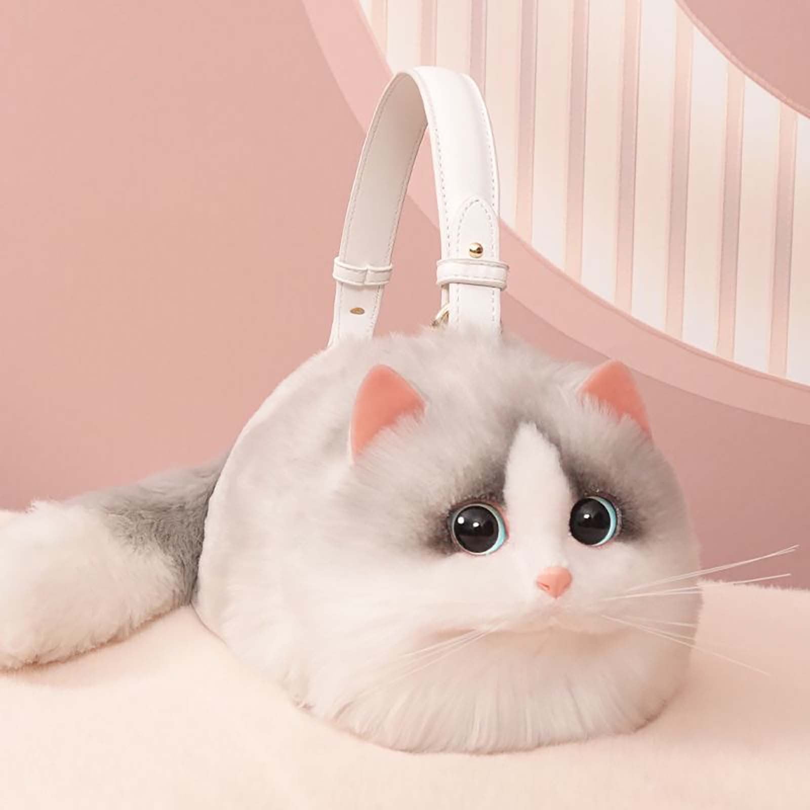 Holloyiver 95% Polyester Realistic Cat Shaped Handbag - Walmart.com