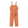 thumbnail image 1 of Holloyiver Baby Toddler Girl Cute Strap Jumpsuit One-pieceRomper with Pockets 1-6 Years, 1 of 8