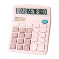 thumbnail image 1 of Holloyiver Basic Standard Calculators, Mini Digital Desktop Calculator with 8-Digit LCD Display, Battery Solar Power Smart Calculator Pocket Size for Home School for Kids (Pink), 1 of 9