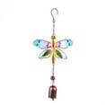 thumbnail image 1 of Holloyiver Butterfly Wind Chimes, Wind Chimes for Outdoor, 17" Glass Painted Mobile Romantic Chimes, Patio, Balcony, Garden Decoration, Lifelike Butterfly Deep Tone Style, Gifts for Mom, 1 of 5