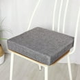 thumbnail image 1 of Holloyiver Chair Seat Cushion, 16x16x1.2 Inch Memory Foam Square Thick Non-Slip Pads for Office Chairs, Car Seats, Booster Cushion, Comfort and Back Pain Relief, Medium Firm, Gray, 1 of 7