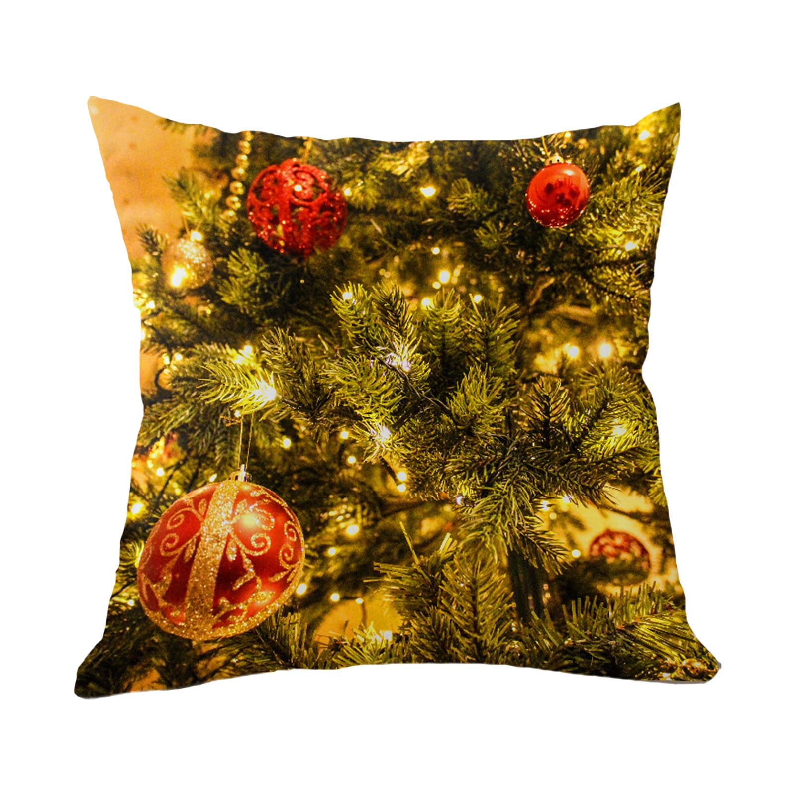 Holloyiver Christmas Pillow Covers 18x18 Inch Merry Christmas Pillow