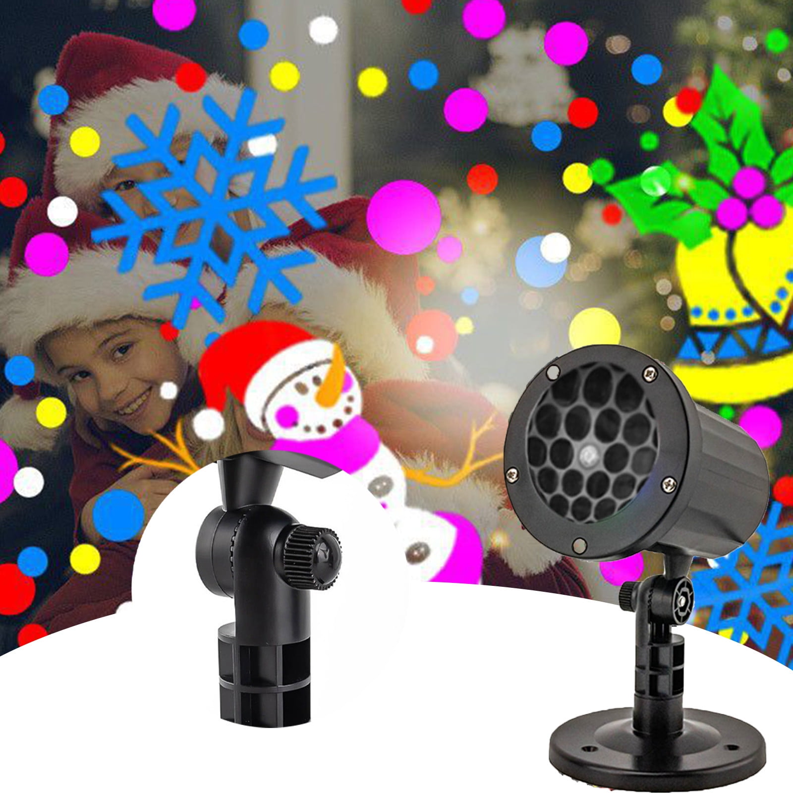 Holloyiver Christmas Projector Lights, Led Holiday Projector Light with