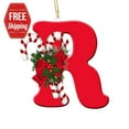 thumbnail image 1 of Holloyiver Christmas Tree Decoration Pendant, Personalized Christmas 26 Initial Letter Ornaments, Red Ornaments for Christmas Tree Indoor Christmas Decorations Christmas Xmas Gifts for Kids, 1 of 8
