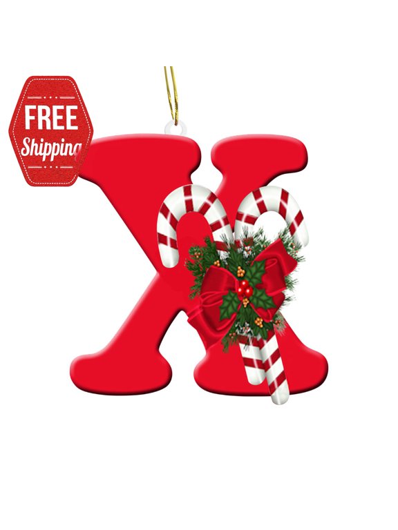 Christmas Tree Ornament, Red, 26 Count