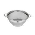 thumbnail image 1 of Holloyiver Colander Stainless Steel 3-Quart with Handle, Pasta, Spaghetti, Berry, Fruit, Vegetable, Kitchen Food Strainer Basket, Pot Drainer for Cooking, Sifter Strainer, Dishwasher Safe, 1 of 9