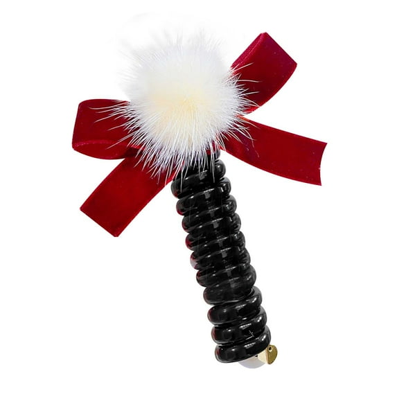 Holloyiver Colorful Telephone Line Hair Bands, Colorful Telephone Wire Hair Bands for Kids, Spiral Hair Ties for Women Phone Cord, Cute Cartoons Hair Accessory for Teens and Girls