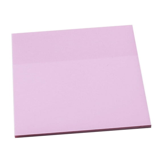 Holloyiver Colorful Transparent Sticky Notes, Clear Waterproof Self Adhesive Memo Message Reminder See Through Translucent Sticky Notes Pads for Book Annotation Study Office Supplies, 50 Sheets