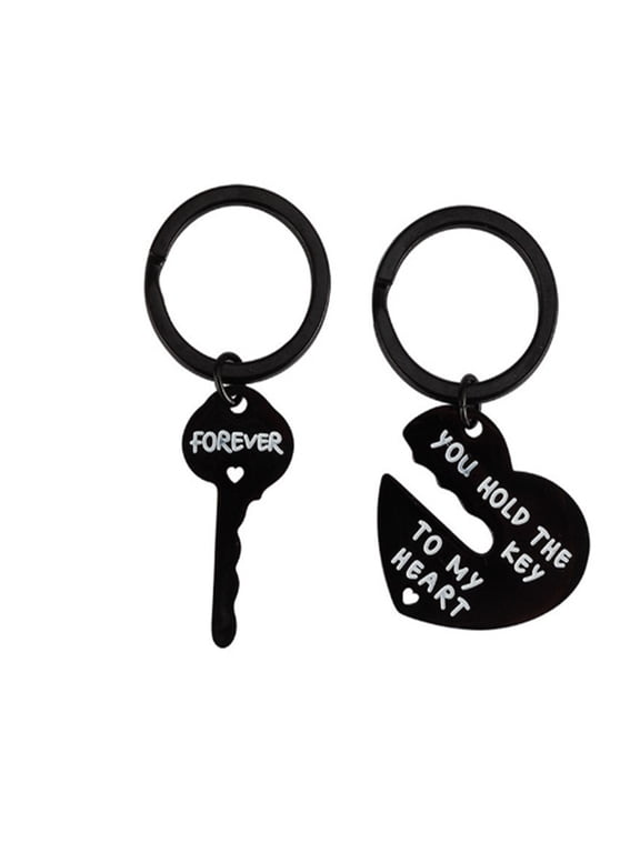 Couple Gifts for Boyfriend and Girlfriend, You Hold The Key To My Heart Couple Keychain for Him and Her, Valentine's Day Birthday Gifts for Boyfriend Girlfriend, His and Her Gifts