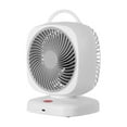 thumbnail image 1 of Holloyiver Desk Fan, Small Portable Battery Operated Desktop Fan with 5 Speeds, Max 15 Hrs, Strong Airflow, Ultra Quiet, 2000mAh USB Rechargeable Electric Table Fan for Office/Room/Travel, 1 of 6