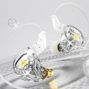 Holloyiver Earphones in Ear Monitor Super Bass Wired Earbuds, Crystal Clear Sound IEM Headphones, High Resolution Noise Canceling Ear Monitors for Singers Musician Audifonos Auriculares