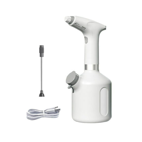 Holloyiver Electric Water Sprayer, 1/4 Gallon Sprayer Automatic Plant Mister Spray Bottle, 1L Watering Can Fine Mist USB Water Sprayer for Indoor Outdoor Plants Garden Sprayer