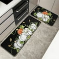 thumbnail image 1 of Holloyiver Fall Pumpkin Kitchen Rugs and Mats for Home Decoration, 2 Pcs Non-Slip Backing Pumpkin Mat, Fall Decor Autumn Thanksgiving Kitchen Rug Sets with Runner 47.2"x15.7"&12.6"x15.7", 1 of 6
