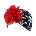 thumbnail image 1 of Holloyiver Fashion Children's Print Hat Flowers Hat Winter Warm Hood Tire Cap Indian Cap, 1 of 2