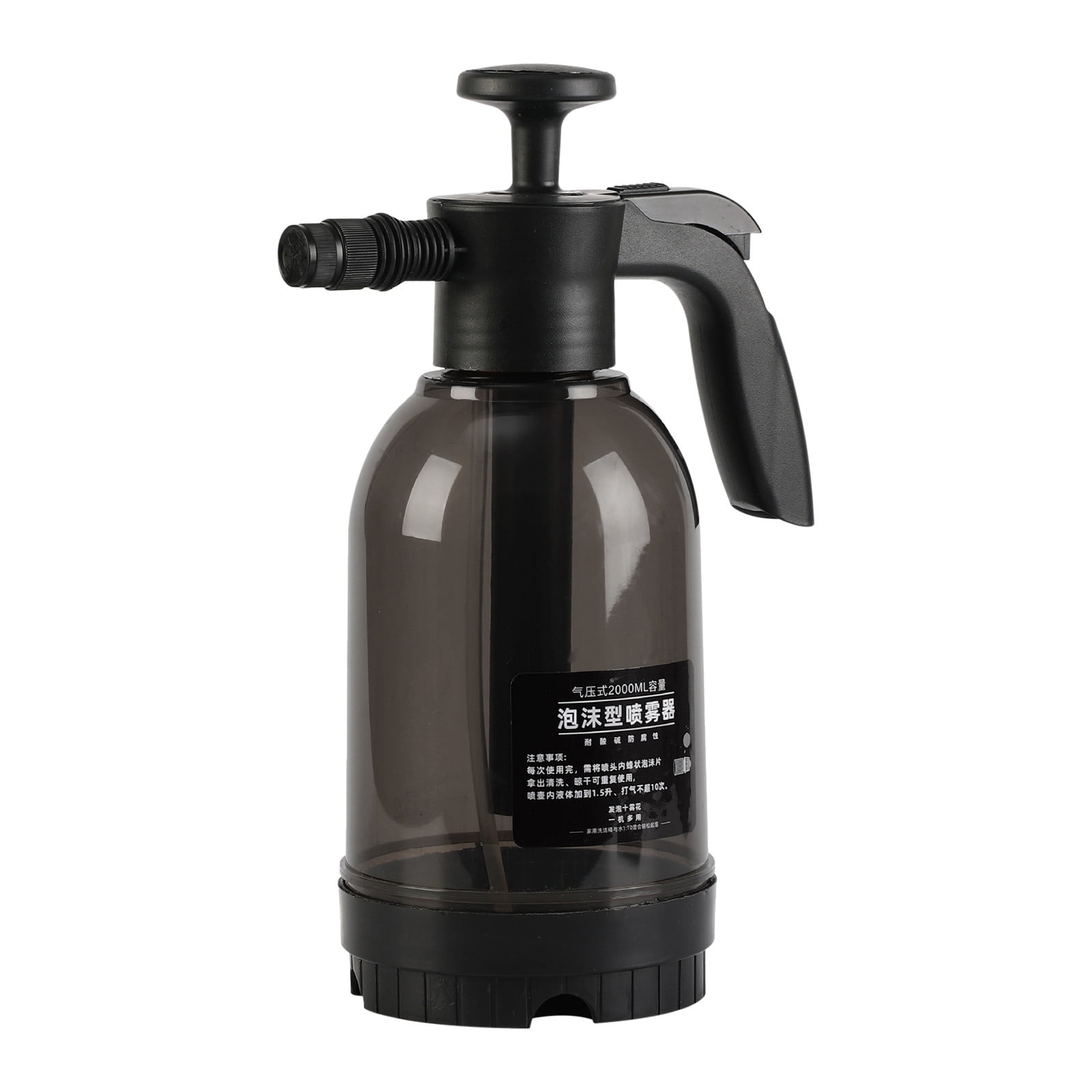 Holloyiver Foam Sprayer, 2L Foaming Pump Blaster Hand Pressure Snow Foam Sprayer Water Sprayer, Hand Pressurized Soap Sprayer Manual Foam Cannon Car Wash