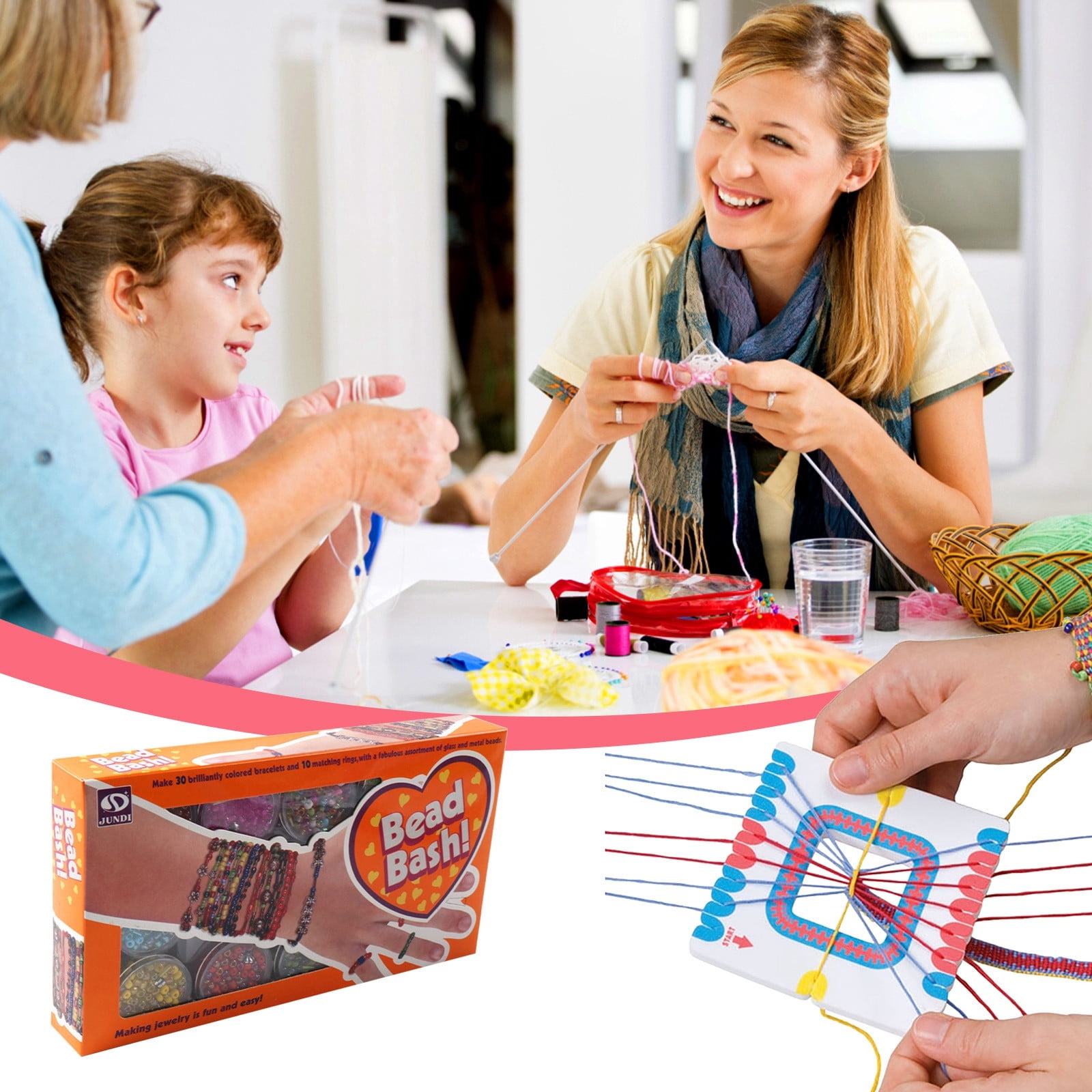 Kits for Kids Friendship Bracelet Kit – Hello Art Hatchery