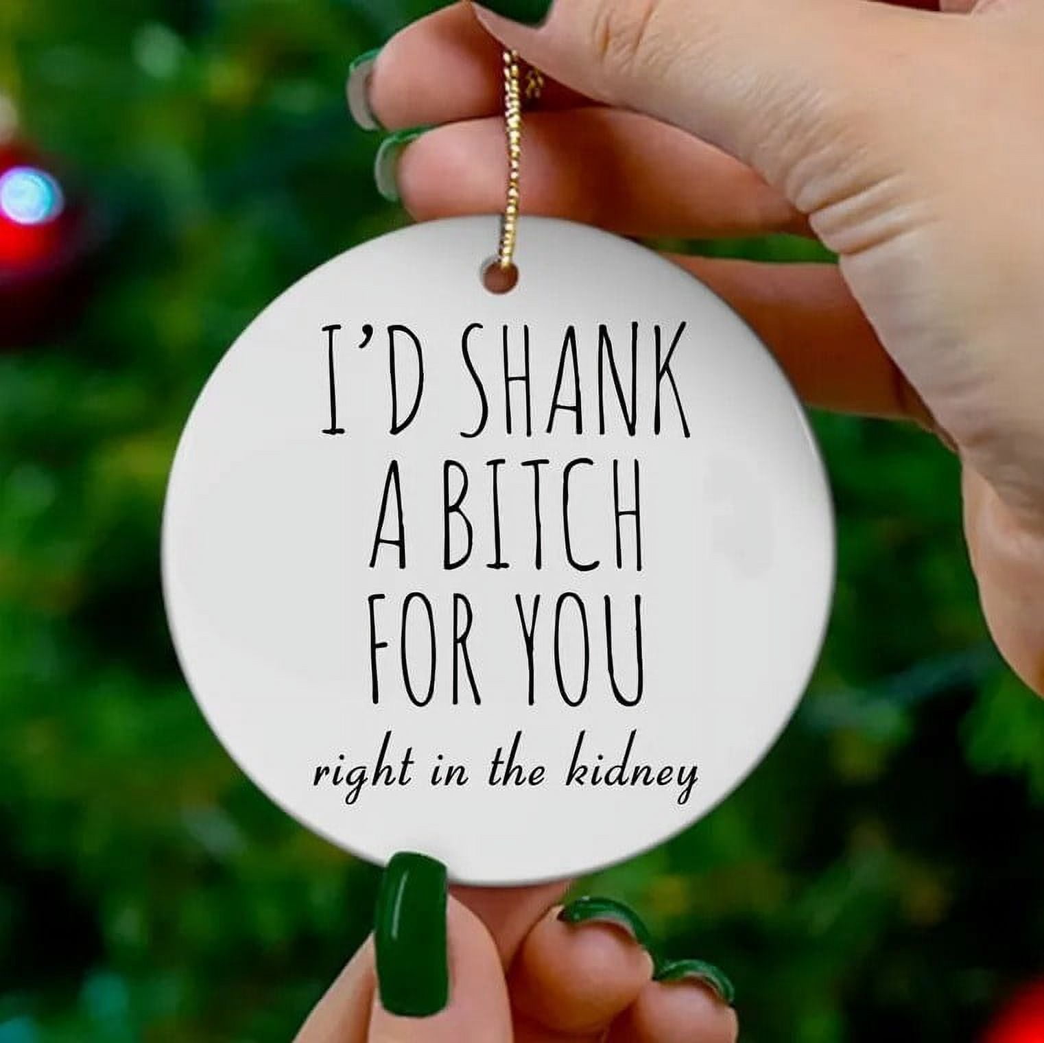 Holloyiver Funny Friendship Ornament, Friendship Ornament Dumb Gifts