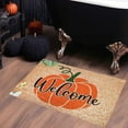 thumbnail image 1 of Holloyiver Halloween Area Rug Doormat, Pumpkin Welcome Decorative Floor Mat Non Slip Rubber Backing, Fall Halloween Thanksgiving Indoor Outdoor Entrance Mats Home Decor, 19.7 x 31.5 Inches, 1 of 6