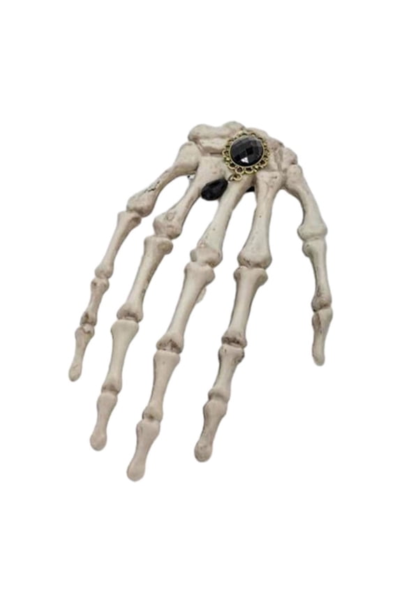 Halloween Skeleton Hands Hair Clips for Women Girls, Skull Hair Clip Goth Punk Rock Horror Hair Barrette Cosplay Costume Hair Accessories for Women Skeleton Hair Pins