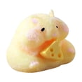 thumbnail image 1 of Holloyiver Hamster Shaped Squeeze Toys, Squeeze Hamster Shape Sensory Fidget Toys for Stress Relief, Super Soft Adorable Gifts for Teens Kids Men Women, Small Hamster Decor for Home Office, 1 of 6