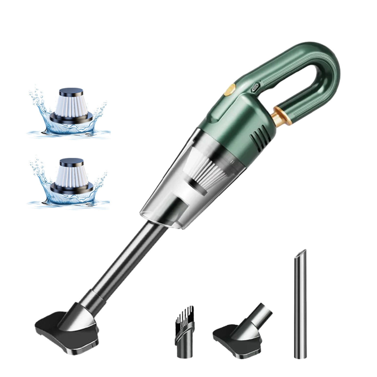 Holloyiver Handheld Vacuum Cordless, 4500PA Powerful Suction Handheld