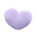 thumbnail image 1 of Holloyiver Heart Pillow, Soft Heart Shaped Pillow, Cute Faux Rabbit Fur Room Decorative Throw Pillow, 13.0"x9.8" Heart Plush Cushion for Couch Bed Kid Girls Women Valentine's Day Gift, 1 of 7
