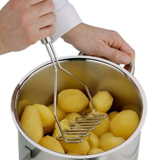 DALX Potato Masher Stainless Steel Potato Rice Vegetable Fruit Garlic  Smasher Food Press Smash Tool
