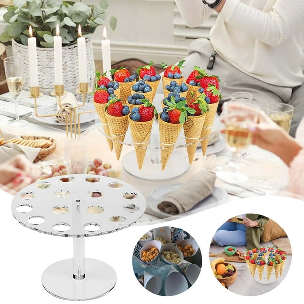 Holloyiver Ice Cream Cone Cupcake Baking Rack Holds up to 16 Medium Large Cupcake Cones Non Stick Use for Baking Cooling Serving Treats Walmart Business Supplies