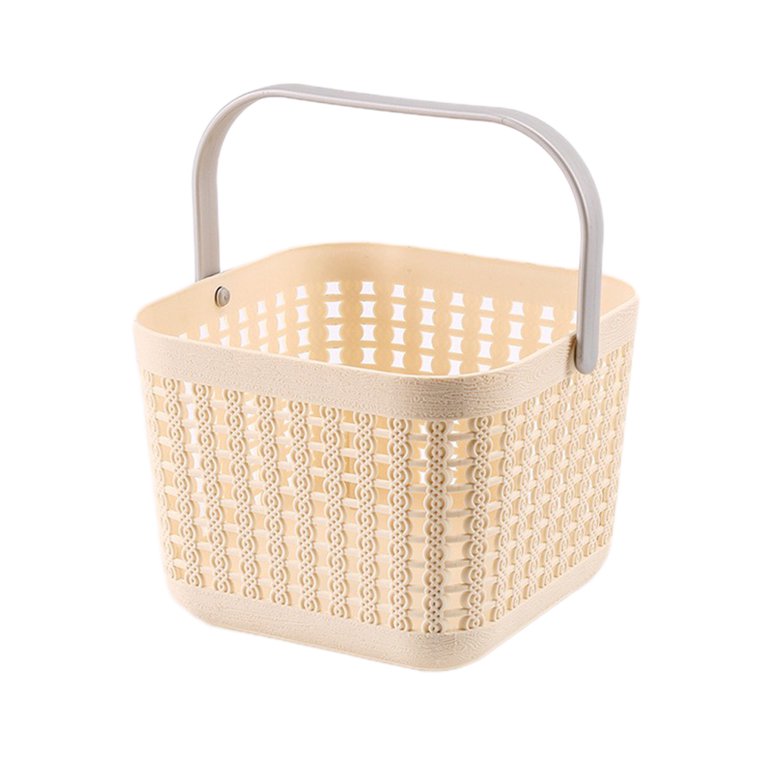 Holloyiver Large Plastic Shower Caddy Basket with Thickened Handle